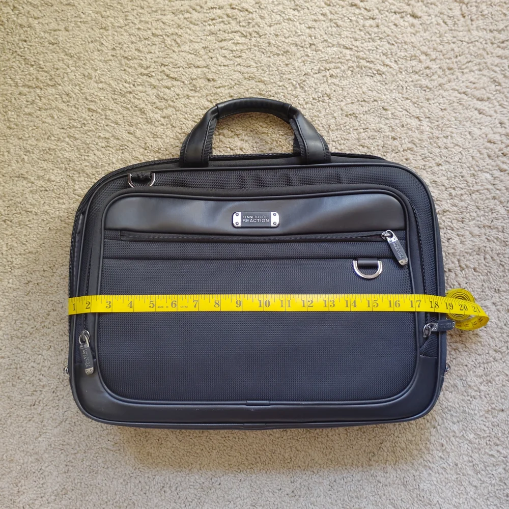 Kenneth Cole Black Laptop Bag